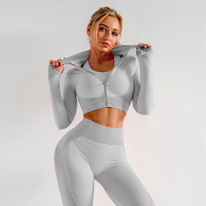 Women Sport Suit With Naked Sensation
