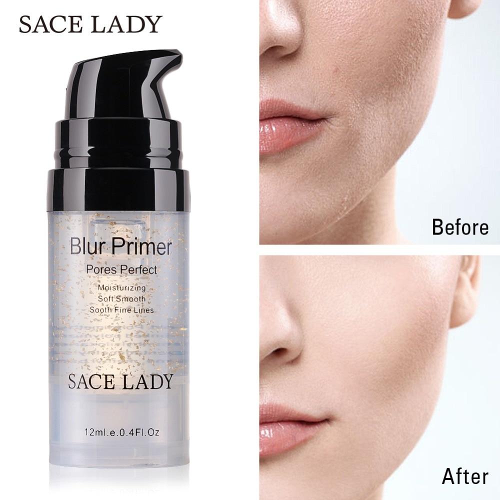 Makeup Primer Before and After